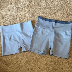 JoyLab Sky Blue Activewear Shorts set of two